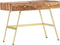 vidaXL - Schrijftafel - met - lades - 100x55x75 - cm - massief - sheeshamhout