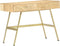 vidaXL - Schrijftafel - met - lades - 100x55x75 - cm - massief - mangohout