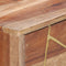 vidaXL - Schrijftafel - met - lades - 100x55x75 - cm - massief - sheeshamhout