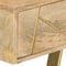 vidaXL - Schrijftafel - met - lades - 100x55x75 - cm - massief - mangohout