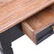 vidaXL - Schrijftafel - met - lades - 90x50x101 - cm - massief - mahoniehout