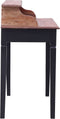 vidaXL - Schrijftafel - met - lades - 90x50x101 - cm - massief - mahoniehout