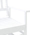 vidaXL - Schuifbankje - 118x70x104,5 - cm - massief - populierenhout - wit