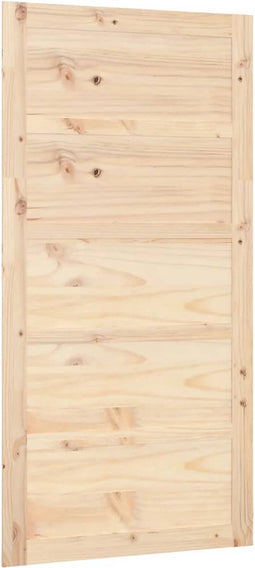 vidaXL - Schuifdeur - 100x1,8x204,5 - cm - massief - grenenhout