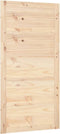 vidaXL - Schuifdeur - 100x1,8x204,5 - cm - massief - grenenhout