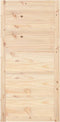 vidaXL - Schuifdeur - 100x1,8x204,5 - cm - massief - grenenhout