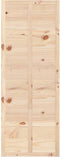 vidaXL - Schuifdeur - 100x1,8x214 - cm - massief - grenenhout