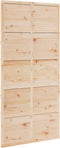 vidaXL - Schuifdeur - 100x208 - cm - massief - grenenhout