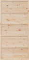 vidaXL - Schuifdeur - 100x208 - cm - massief - grenenhout