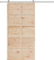 vidaXL - Schuifdeur - 100x208 - cm - massief - grenenhout