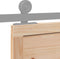 vidaXL - Schuifdeur - 100x208 - cm - massief - grenenhout