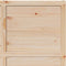 vidaXL - Schuifdeur - 100x208 - cm - massief - grenenhout