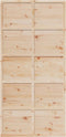 vidaXL - Schuifdeur - 100x208 - cm - massief - grenenhout