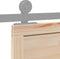 vidaXL - Schuifdeur - 100x208 - cm - massief - grenenhout