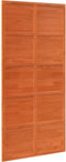 vidaXL - Schuifdeur - 100x208 - cm - massief - grenenhout - wasbruin