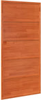 vidaXL - Schuifdeur - 100x208 - cm - massief - grenenhout - wasbruin