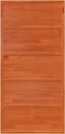 vidaXL - Schuifdeur - 100x208 - cm - massief - grenenhout - wasbruin