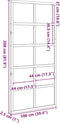 vidaXL - Schuifdeur - 100x208 - cm - massief - grenenhout - wasbruin