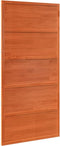 vidaXL - Schuifdeur - 100x208 - cm - massief - grenenhout - wasbruin