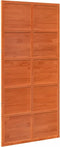 vidaXL - Schuifdeur - 100x208 - cm - massief - grenenhout - wasbruin
