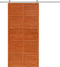 vidaXL - Schuifdeur - 100x208 - cm - massief - grenenhout - wasbruin