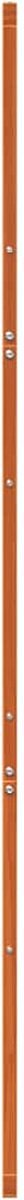 vidaXL - Schuifdeur - 100x208 - cm - massief - grenenhout - wasbruin