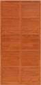 vidaXL - Schuifdeur - 100x208 - cm - massief - grenenhout - wasbruin