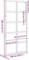 vidaXL - Schuifdeur - 100x208 - cm - massief - grenenhout - wit