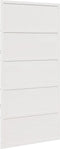 vidaXL - Schuifdeur - 100x208 - cm - massief - grenenhout - wit