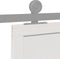 vidaXL - Schuifdeur - 100x208 - cm - massief - grenenhout - wit