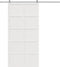 vidaXL - Schuifdeur - 100x208 - cm - massief - grenenhout - wit