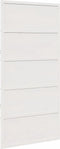 vidaXL - Schuifdeur - 100x208 - cm - massief - grenenhout - wit