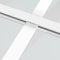 vidaXL - Schuifdeur - 102,5x205 - cm - ESG-glas - en - aluminium - zwart