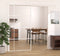 vidaXL - Schuifdeur - 102,5x205 - cm - ESG-glas - en - aluminium - wit
