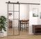 vidaXL - Schuifdeur - 102,5x205 - cm - ESG-glas - en - aluminium - wit