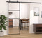 vidaXL - Schuifdeur - 102,5x205 - cm - mat - ESG-glas - en - aluminium - wit