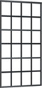 vidaXL - Schuifdeur - 102x205 - cm - ESG-glas - en - aluminium - zwart