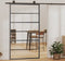 vidaXL - Schuifdeur - 102x205 - cm - ESG-glas - en - aluminium - zwart