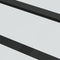 vidaXL - Schuifdeur - 76x205 - cm - ESG-glas - en - aluminium - zwart