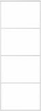 vidaXL - Schuifdeur - 76x205 - cm - mat - ESG-glas - en - aluminium - wit
