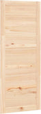 vidaXL - Schuifdeur - 80x1,8x204,5 - cm - massief - grenenhout