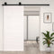 vidaXL - Schuifdeur - 80x1,8x204,5 - cm - massief - grenenhout