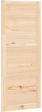 vidaXL - Schuifdeur - 80x1,8x204,5 - cm - massief - grenenhout