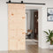 vidaXL - Schuifdeur - 80x1,8x214 - cm - massief - grenenhout
