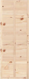 vidaXL - Schuifdeur - 80x1,8x214 - cm - massief - grenenhout