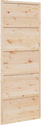 vidaXL - Schuifdeur - 80x208 - cm - massief - grenenhout