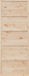 vidaXL - Schuifdeur - 80x208 - cm - massief - grenenhout