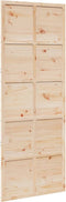 vidaXL - Schuifdeur - 80x208 - cm - massief - grenenhout