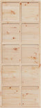 vidaXL - Schuifdeur - 80x208 - cm - massief - grenenhout