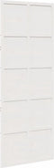 vidaXL - Schuifdeur - 80x208 - cm - massief - grenenhout - wit